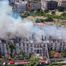 Balıklı Rum Hastanesi'ndeki yangına ilişkin soruşturma başlatıldı