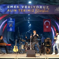 İstanbul Valiliği yerin 72 metre altında 1 Mayıs konseri düzenledi
