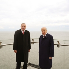 Başkan Erdoğan ile MHP Lideri Bahçeli'den Demokrasi ve Özgürlükler Adası turu
