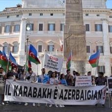 Ermenistan'ın saldırıları İtalya'da protesto edildi