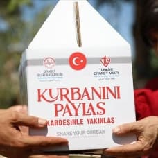Türkiye Diyanet Vakfı'ndan ihtiyaç sahiplerine 557 bin 311 hisse kurban