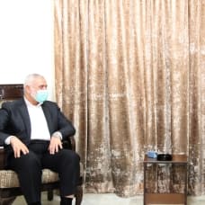 Hamas lideri Heniyye ile Hizbullah Genel Sekreteri Nasrallah Beyrut'ta bir araya geldi