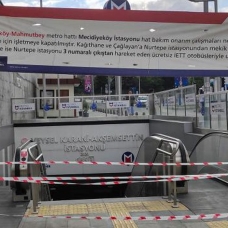 Mecidiyeköy-Mahmutbey metro hattında yangın ve patlama