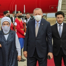 Başkan Erdoğan Karadağ'a geldi
