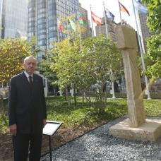 "Tarihin Sıfır Noktası" BM'nin bahçesinde