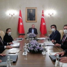 Başkan Erdoğan, Uluslararası Demokratlar Birliği heyetini kabul etti