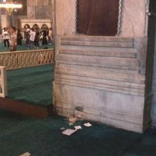 Ayasofya Camii'nde görenleri şaşkına çeviren olayla ilgili gerçek ortaya çıktı