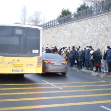İETT otobüsü arıza yaptı: Trafik felç oldu