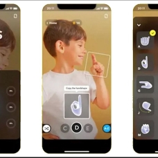 Snapchat işaret dilini öğretecek