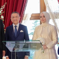 Cumhurbaşkanı Yardımcısı Fuat Oktay ve Hümeyra Şahin evlendi