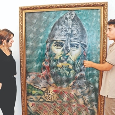 8 bin metal parayla Selahaddin Eyyubi portresi
