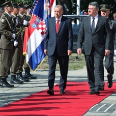 Başkan Erdoğan Hırvatistan'da