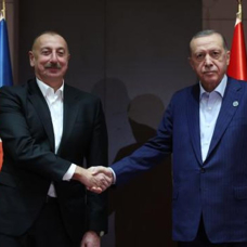 Başkan Erdoğan, Azerbaycanlı mevkidaşı Aliyev ile görüştü