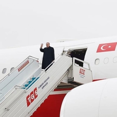 Başkan Erdoğan, Katar'ın başkenti Doha'ya gitti
