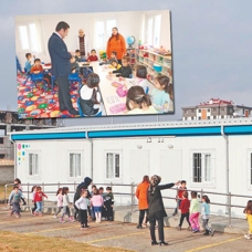 Eğitime 'konteyner anaokulu' desteği