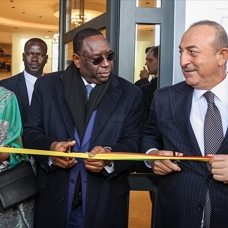 Çavuşoğlu, Senegal'in Ankara'daki yeni büyükelçilik binasının açılışına katıldı