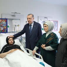 Başkan Erdoğan'dan Aleyna Ölmez'e ziyaret 