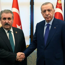 Başkan Erdoğan, BBP Genel Başkanı Destici'yi kabul etti