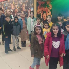 Siirt'te depremzede çocuklar için sinema etkinliği düzenlendi