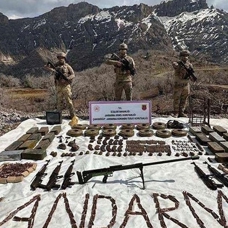 "Eren Abluka Sonbahar Kış- 26 Operasyonu"nda çok sayıda mühimmat ele geçirildi