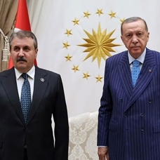 Başkan Erdoğan, BBP Genel Başkanı Destici'yi kabul etti