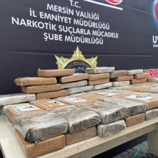 Mersin Limanı'nda 97 kilo 500 gram kokain ele geçirdi