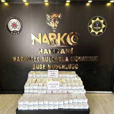 Yüksekova'da 2 bin kutu ilaç ele geçirildi