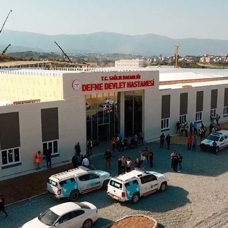 Hatay'da Defne Devlet Hastanesinin yapımında sona gelindi
