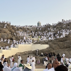 Hacı adayları Arafat'ta: Vakfe duası yapıldı