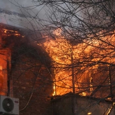 Kırım'da poligonda çıkan yangın nedeniyle 4 köyde 2 binden fazla kişi tahliye edildi