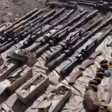 Irak'ın kuzeyinde PKK'ya ait çok sayıda silah ve mühimmat ele geçirildi