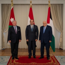 Mısır, Ürdün ve Filistin liderleri "üçlü zirvede" buluştu