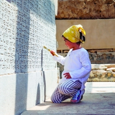 7 yaşında gönüllü arkeolog