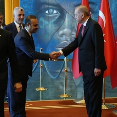 Başkan Erdoğan, 30 Ağustos Zafer Bayramı tebriklerini kabul etti