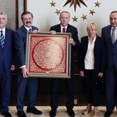 Başkan Erdoğan, TOBB heyetini kabul etti