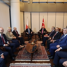 Başkan Erdoğan'dan Türkevi'nde diplomasi trafiği