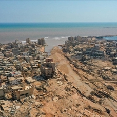 Libya'da selden etkilenen bölgelerde altyapının yüzde 70'i hasar gördü