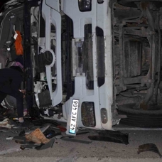 Konya'da feci kaza: 1 ölü, 1 yaralı