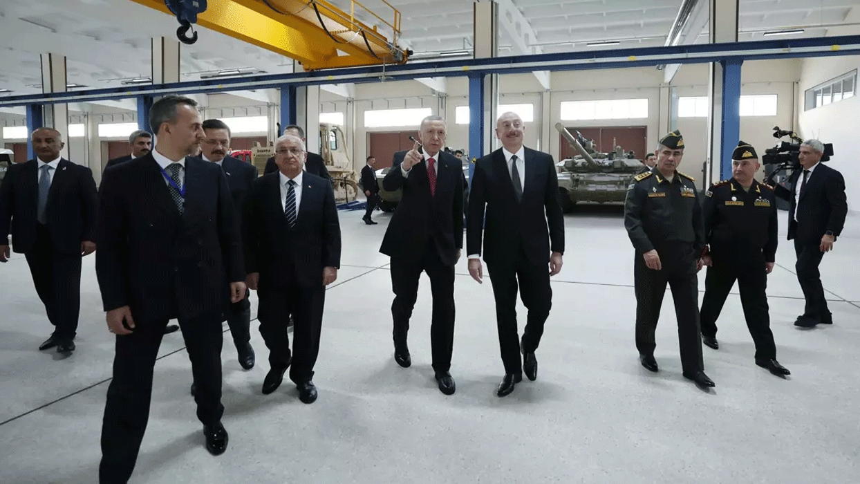 Başkan Erdoğan ve Aliyev, Azerbaycan Nahçıvan'da Askeri Kompleksi'nin açılışına katıldı