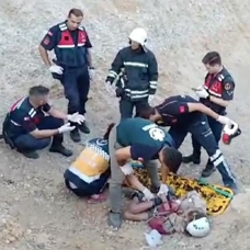 Tekirdağ'da avcıların bitkin halde bulduğu Fransız kadın hastaneye kaldırıldı