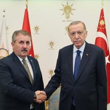 Başkan Erdoğan, Destici'yi kabul etti
