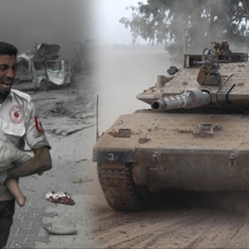 İşgalci İsrail, Gazze'ye tanklarla baskın düzenledi 
