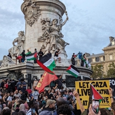 Paris'te yarın yapılması planlanan Filistinlilerle dayanışma gösterisi yasaklandı