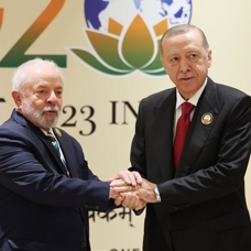Filistin diplomasisi sürüyor: Başkan Erdoğan, Lula ile görüştü 