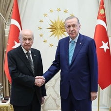 Başkan Erdoğan, MHP Genel Başkanı Bahçeli ile görüştü