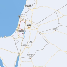 Çin'deki online haritalara göre İsrail isimli bir devlet artık yok