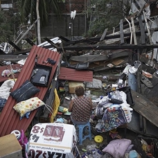 Meksika'nın Acapulco kenti, Otis Kasırgası'nın ardından çöp yığınına döndü