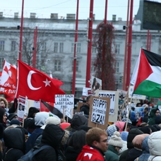 Binlerce kişi Avusturya'da 'Gazze'de ateşkes' için yürüyüş gerçekleştirdi