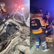 Isparta'da trafik kazası: 2 ölü, 2 yaralı