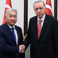 Başkan Erdoğan, Moğolistan Milli Güvenlik Konseyi Sekreterini kabul etti